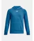 Jungen-Sweatshirt UNDER ARMOUR RIVAL FLEECE HOODIE 1379792-466 BLAU