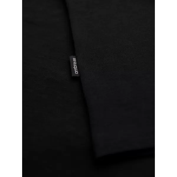  Hemd OMBRE OM-TSBS-0237 SCHWARZ 