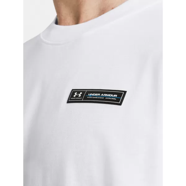  Herren-T-Shirt UNDER ARMOUR HW ARMOUR LABEL SS 1382831-100 WEIß 