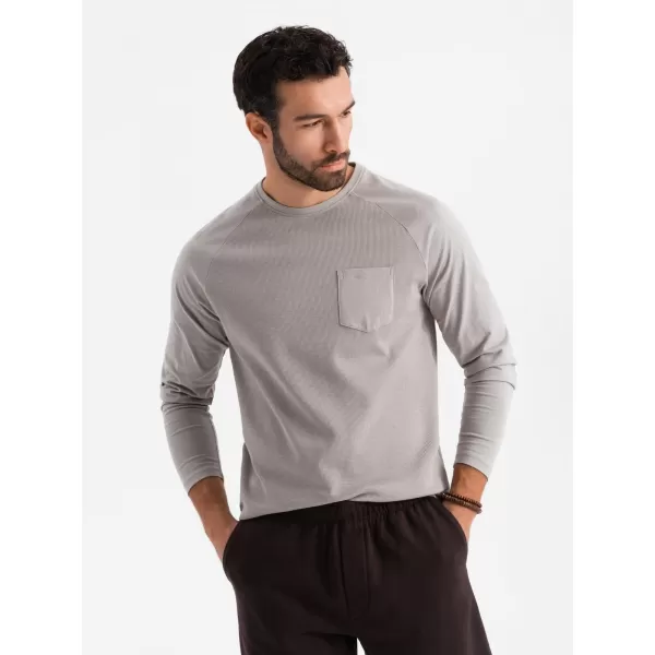  Hemd OMBRE OM-LSCL-0109 ASCHE 
