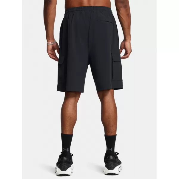  Herrenshorts UNDER ARMOUR VIBE WOVEN CARGO SHORT 1386560-001 SCHWARZ 