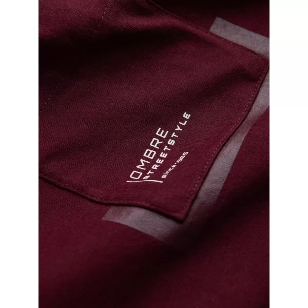  Hemd OMBRE OM-TSPT-0154 KASTANIENBRAUN 