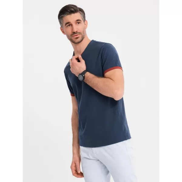  Hemd OMBRE OM-TSCT-0198 MARINEBLAU 