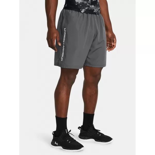  Herrenshorts UNDER ARMOUR WOVEN WDMK SHORTS 1383356-025 GRAU 