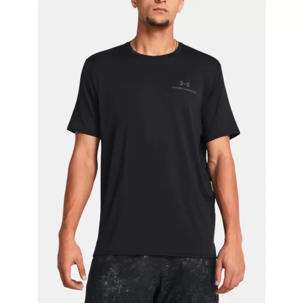  Herren-T-Shirt UNDER ARMOUR VANISH ENERGY SS 1383973-001 SCHWARZ 