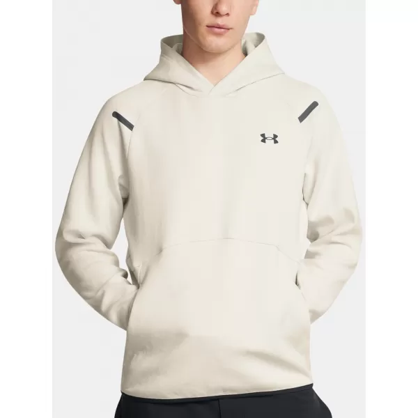  Herren-Sweatshirt UNDER ARMOUR UNSTOPPABLE FLC HD EU 1389350-110 WEIß 
