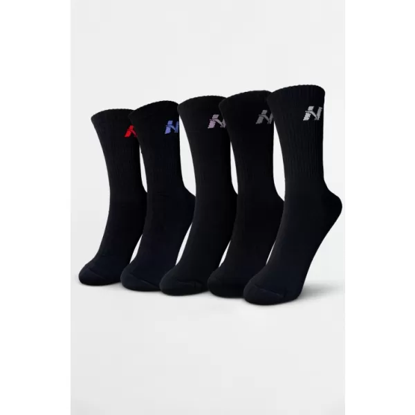  Sneakersocken 5er-Pack 164 SCHWARZ Nebbia 