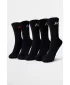 Sneakersocken 5er-Pack 164 SCHWARZ Nebbia