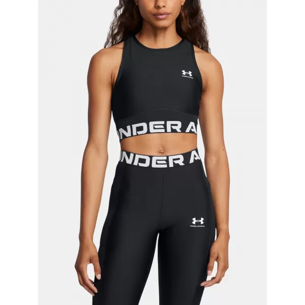  Damen-Tanktop UNDER ARMOUR HEATGEAR RIB TANK 1388694-001 SCHWARZ 