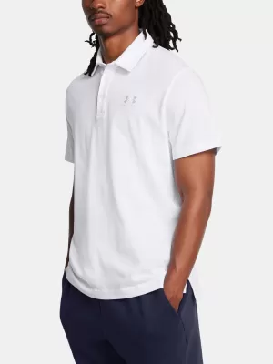 Herren-T-Shirt UNDER ARMOUR ICON POLO 1386608-100 WEIß