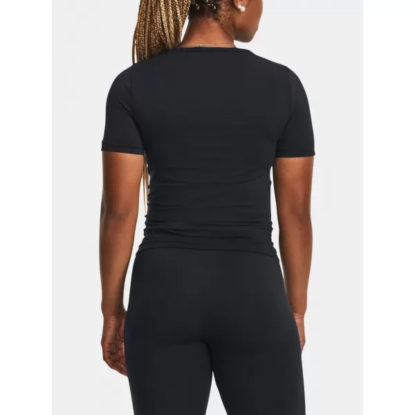  Damen-T-Shirt UNDER ARMOUR TRAIN SEAMLESS SS 1379149-001 SCHWARZ 