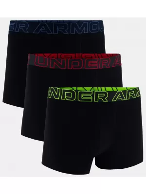 Herren-Boxershorts UNDER ARMOUR M PERF COTTON 3IN (3KS) 1383891-004 SCHWARZ