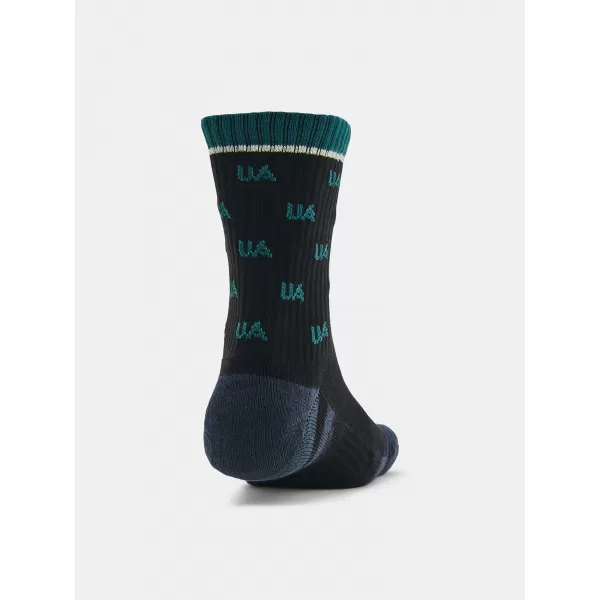  Socken UNDER ARMOUR PERF COTTON NOV MID (2 PÁRY) 1379534-002 SCHWARZ 