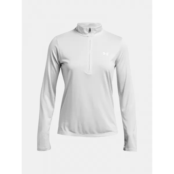  Damen-Sweatshirt UNDER ARMOUR TECH 1/2 ZIP- TWIST 1384225-014 GRAU 