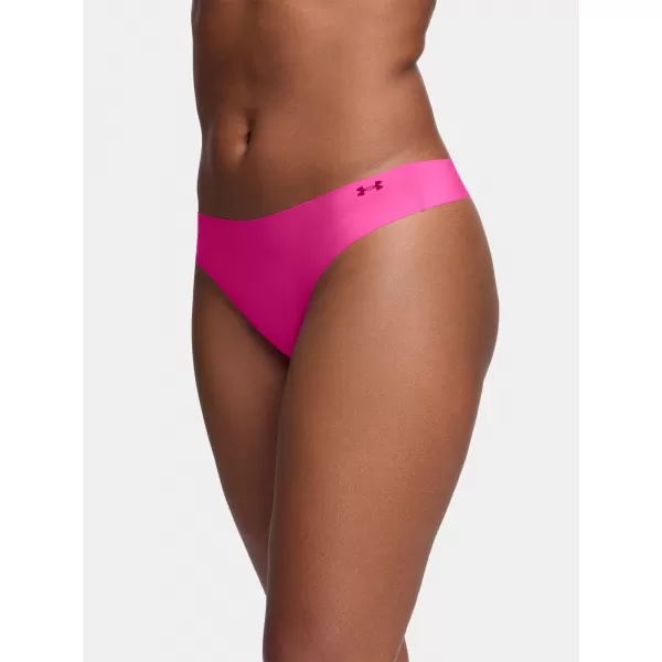  Damenhöschen UNDER ARMOUR PURE STRETCH NS THONG (3KS) 1383893-652 ROSA 