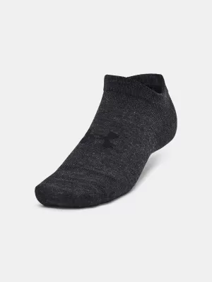 Socken UNDER ARMOUR ESSENTIAL NO SHOW (3 PÁRY) 1382623-001 SCHWARZ