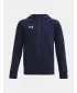 Jungen-Sweatshirt UNDER ARMOUR RIVAL FLEECE FZ HOODIE 1379794-410 BLAU