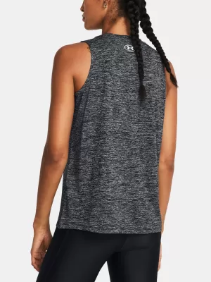 Damen-Tanktop UNDER ARMOUR TECH TANK TWIST 1383656-001 SCHWARZ