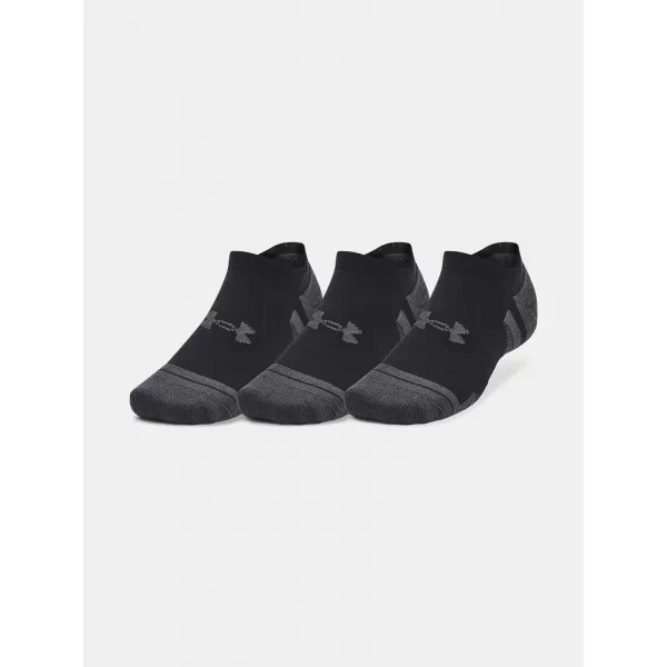  Socken UNDER ARMOUR PERFORMANCE TECH NS (3 PÁRY) 1379503-001 SCHWARZ 