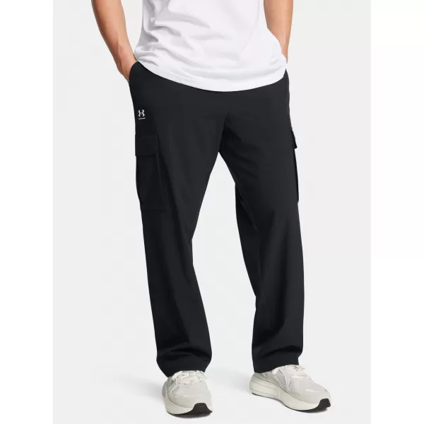 Sporthose für Herren UNDER ARMOUR VIBE WOVEN CARGO PANTS 1386558-001 SCHWARZ 