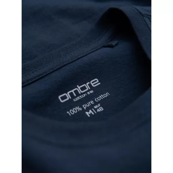  Hemd OMBRE OM-TSBS-0236 MARINEBLAU 