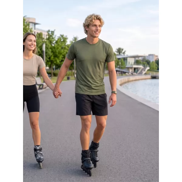  Herren -funktionales Hemd ALTISPORT NoPrint NP/ALM421 KHAKI 