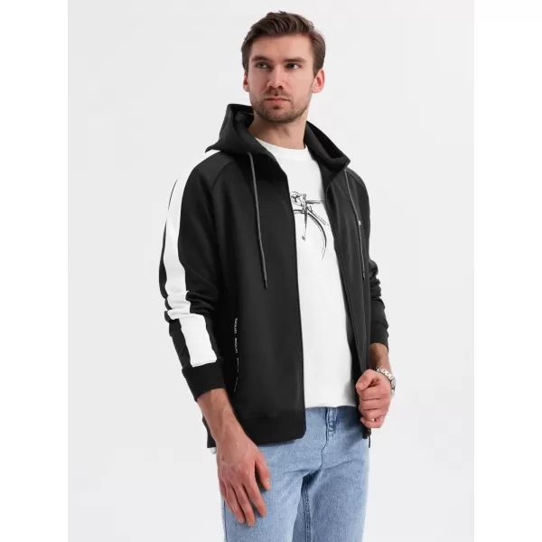  Herren -Sweatshirt OMBRE OM-SSZP-0210 SCHWARZ 