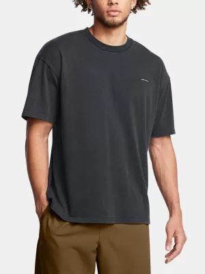 Herren-T-Shirt UNDER ARMOUR M HW OS LOGO WASH SS 1389147-001 SCHWARZ