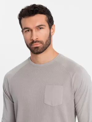 Hemd OMBRE OM-LSCL-0109 ASCHE