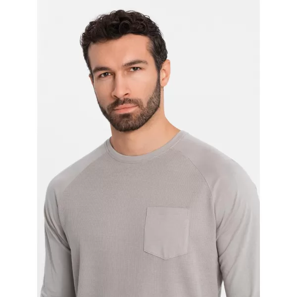  Hemd OMBRE OM-LSCL-0109 ASCHE 