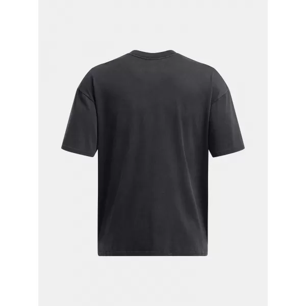  Herren-T-Shirt UNDER ARMOUR M HW OS LOGO WASH SS 1389147-001 SCHWARZ 
