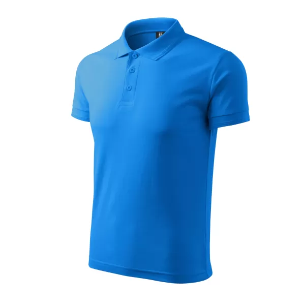  Herren-T-Shirt mit Kragen ALTISPORT NoPrint NP/ALM302 SCHNORCHEL BLAU 