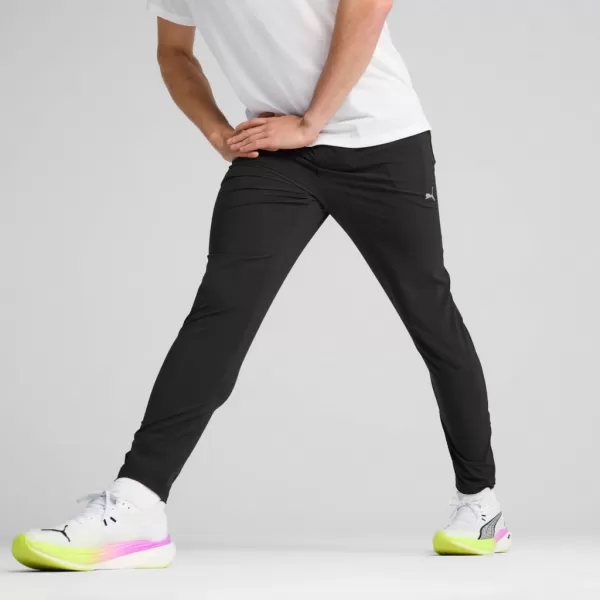  Hose PUMA M RUN VELOCITY TAPERED PANT 526775-01 SCHWARZ 