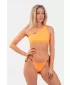 Orangefarbenes One-Shoulder-Bandeau-Bikinioberteil – Top 449 ORANGE Nebbia