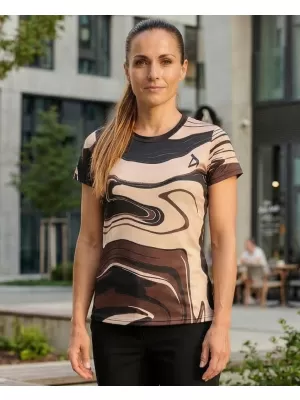 Hochwertiges Funktions-T-Shirt für Damen ALTISPORT VOJ/ALW099TR01 BRAUN