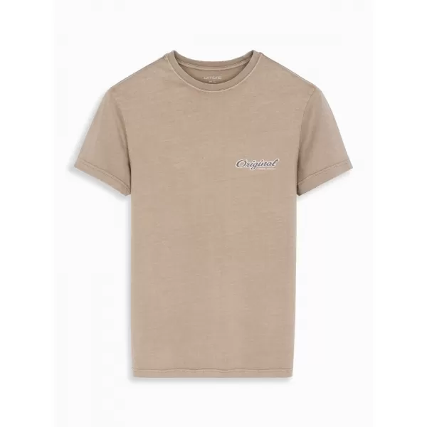  Hemd OMBRE OM-TSWT-0201 DUNKLER BEIGE 