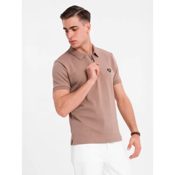  Herren t -Shirt OMBRE OM-POSS-0148 HELLBRAUN 