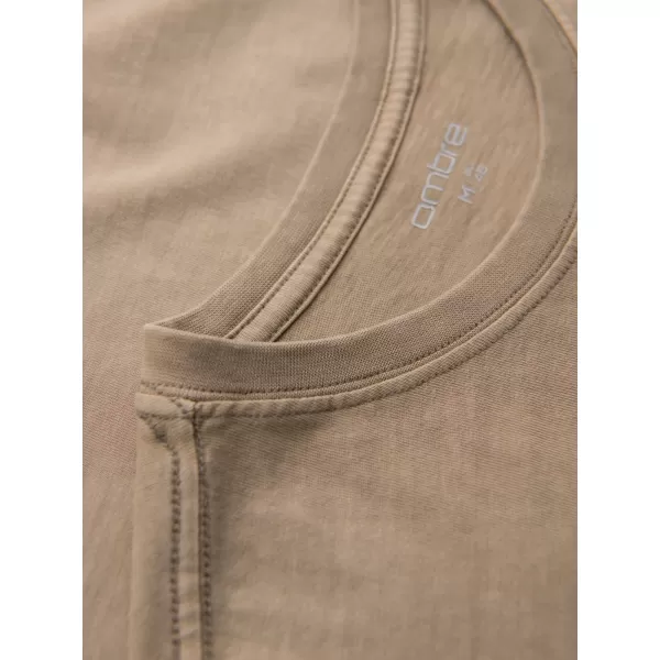  Hemd OMBRE OM-TSWT-0201 DUNKLER BEIGE 