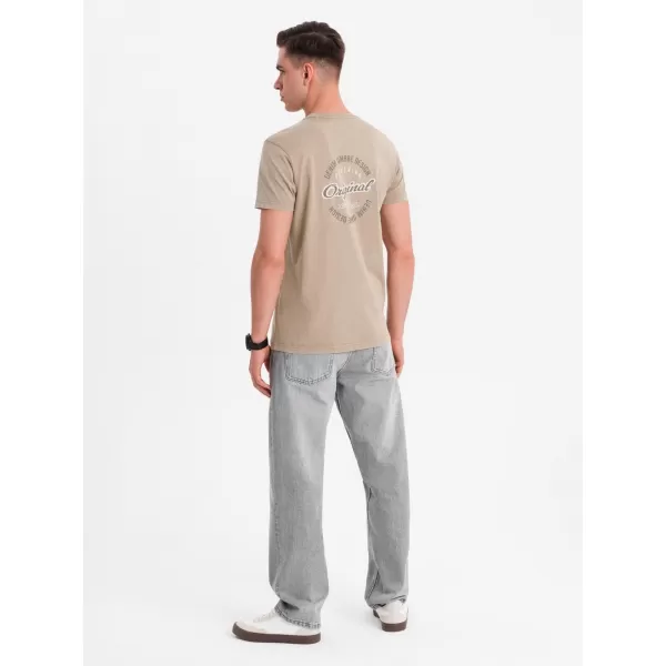  Hemd OMBRE OM-TSWT-0201 DUNKLER BEIGE 