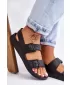 Damensandalen BIG STAR LL274745 SCHWARZ Big Star Shoes