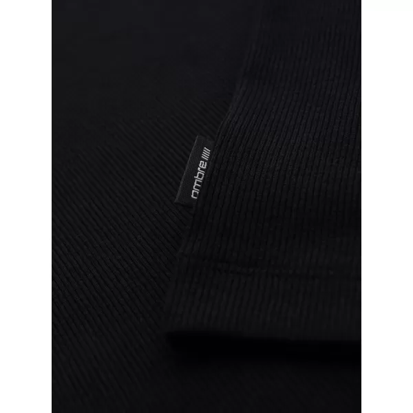  Hemd OMBRE OM-TSBT-0239 SCHWARZ 