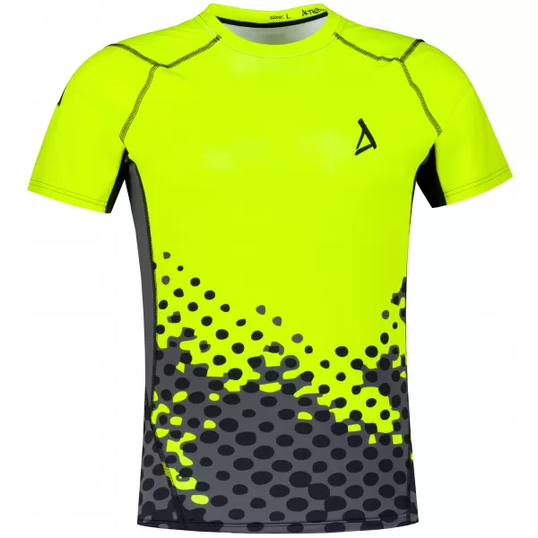  Funktionelle Kompression von Männern t -Shirt Premium ALTISPORT VOJ/ALM109TR04 FLUO GELB 