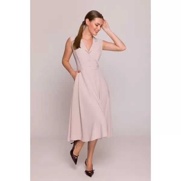  Kleid STYLOVE S409 BEIGE 