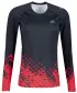Frauen funktionales t -Shirt mit langen Ärmeln Premium ALTISPORT VOJ/ALW109TR03 ROTSCHWARZ