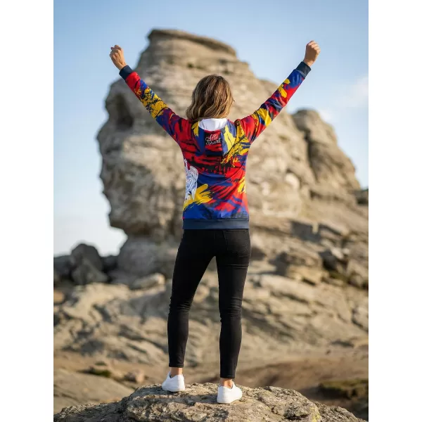  Funktionaler Sweatshirt -Prämie von Frauen ALTISPORT VOJ/ALW036RO/MI01 ROLLE 