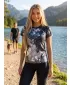 Hochwertiges Funktions-T-Shirt für Damen ALTISPORT VOJ/ALW055TR01 SCHWARZ UND WEIß