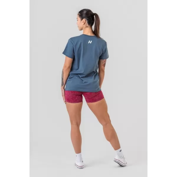  T-Shirt GYM ESSENTIALS 380 GRAU Nebbia 