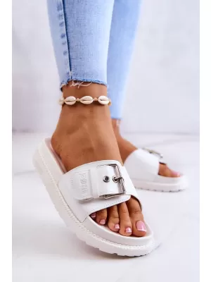 Damenmode-Hausschuhe BIG STAR JJ274A309 WEISS Big Star Shoes