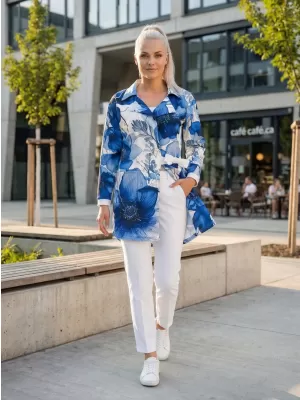 Frauenjacke Premium ALTISPORT VOJ/ALW102MI05 MARINE/WEIß