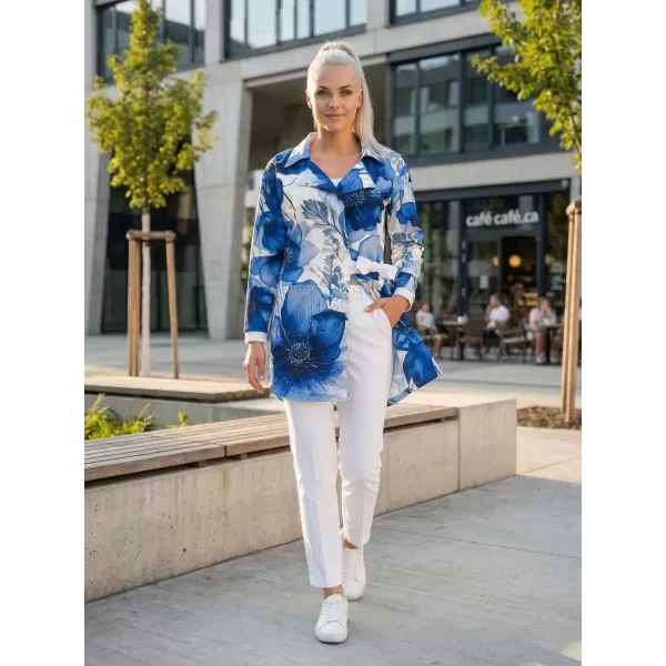  Frauenjacke Premium ALTISPORT VOJ/ALW102MI05 MARINE/WEIß 